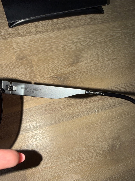 Yves Saint Laurent Black Frame Sunglasses main image 4